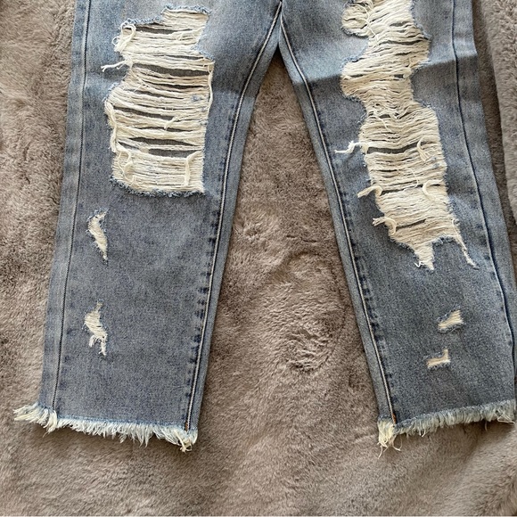 NWT SER.O.YA Omar Drop Crotch Boyfriend jeans size 26/24 coastline - Picture 8 of 16